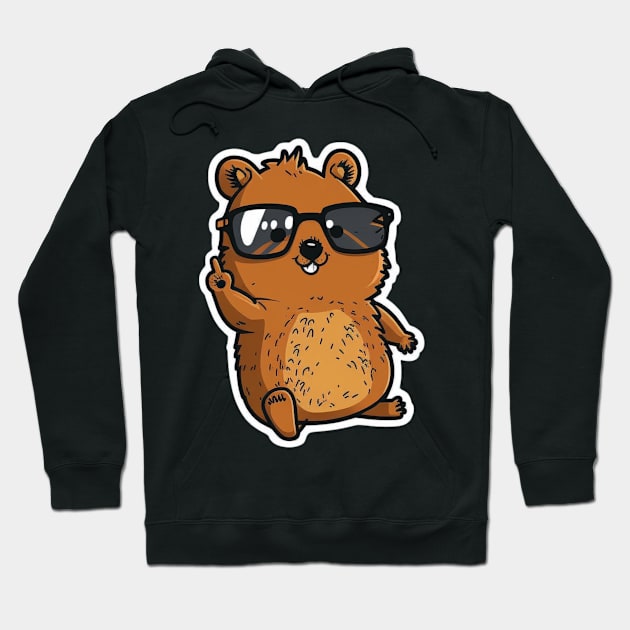 Cute Quokka Hoodie by JEWEBIE